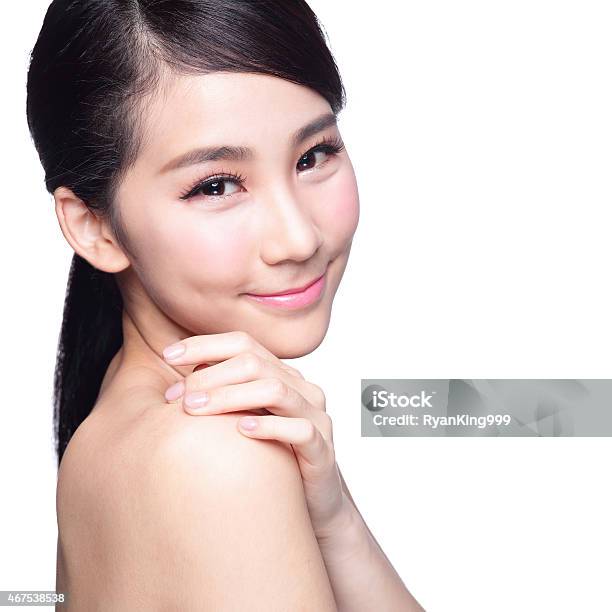 Beautiful Skin Care Woman Face Stock Photo - Download Image Now - 2015, Adult, Asia