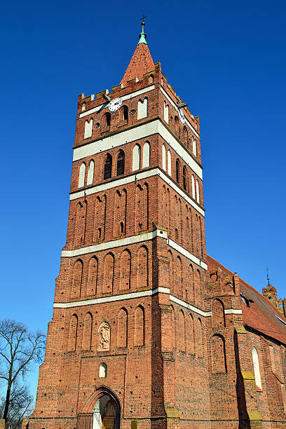 church of st george. pravdinsk (friedland) kaliningrad region, - pravdinsk zdjęcia i obrazy z banku zdjęć