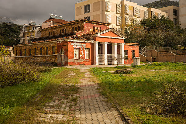 istock Cityscape on the seashore in Loutra Edipsou, Evia, Greece 467540034