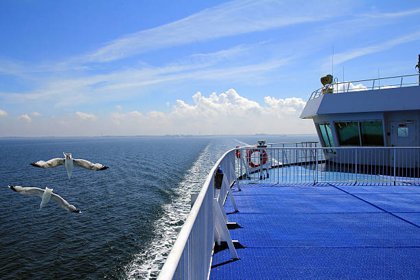 istock car ferry on the sea 467544942