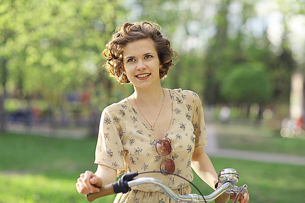 istock Summer bike girl 467545672