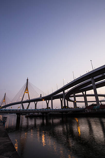 istock Night Scene Bhumibol Bridge, Bangkok, Thailand 467546002
