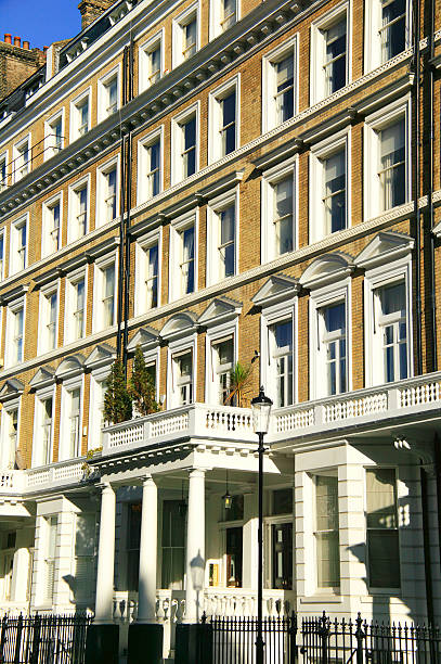 istock Old fashioned typical Regency Georgian terraced town houses 467548818