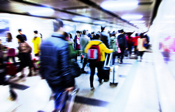 istock The subway platform dock,Business people activities. 467549342