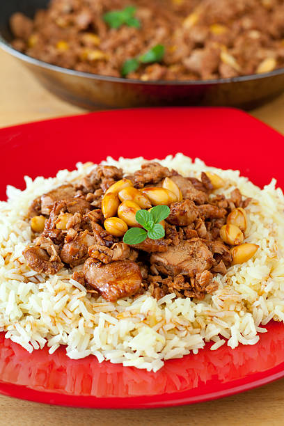 istock Sweet almond Chicken stew 467550140