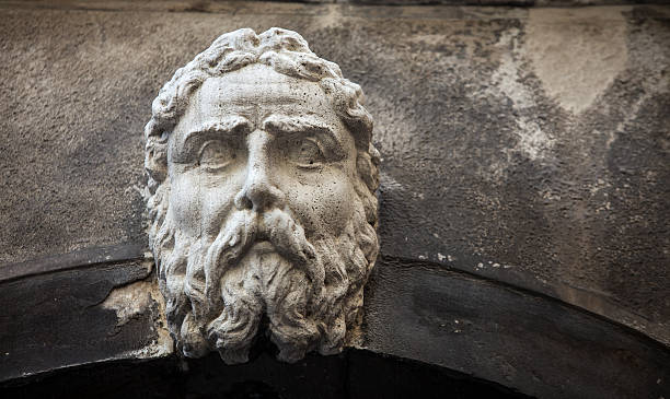istock Sculpture of man's face 467551138