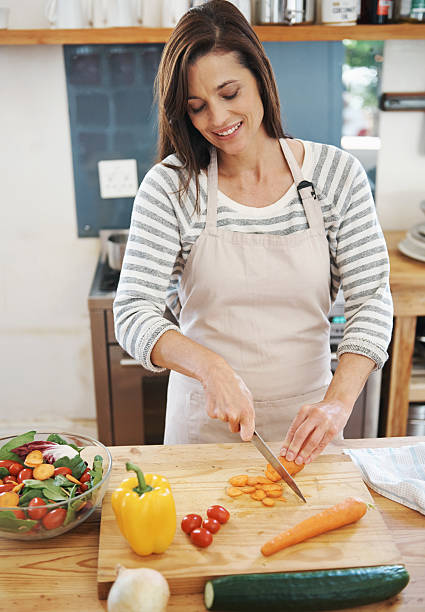 istock Delicious salad in the making 467551728