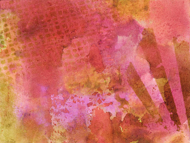 istock Abstract watercolor sunrise painting 467551938