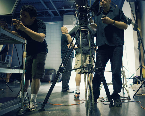 istock Busy Film Set 467552259