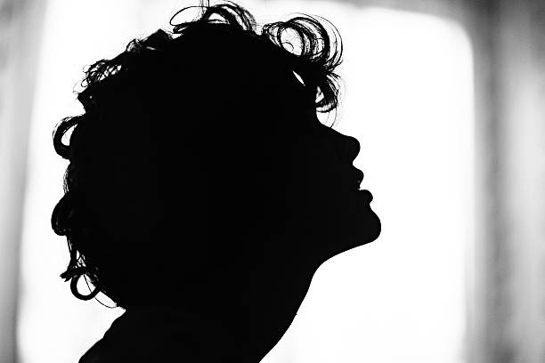 istock silhouette girl portrait 467553168