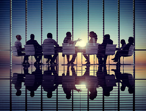 istock Business People Talking in a Board Room 467553210