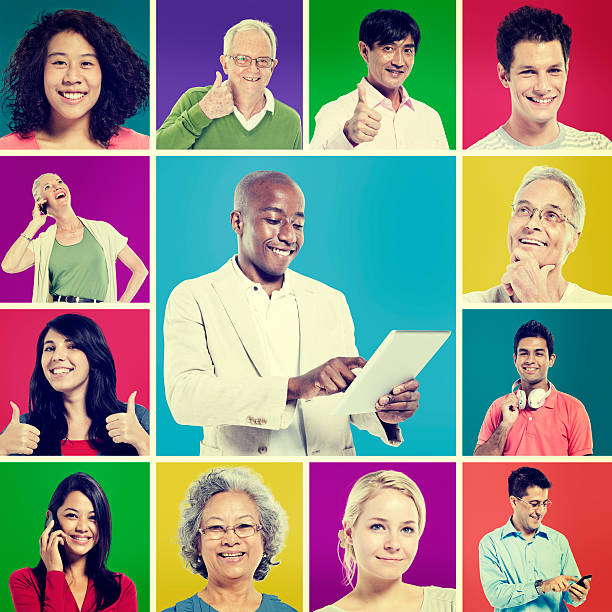 istock Multi Ethnic Group of People Digital Communication Concept 467559170