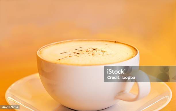 Warm Color Tone Style Of Coffee Paint Background Soft Focus Stock Photo - Download Image Now