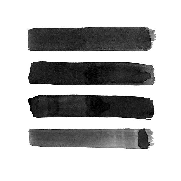 istock Abstract black watercolor lines for your project 467559910