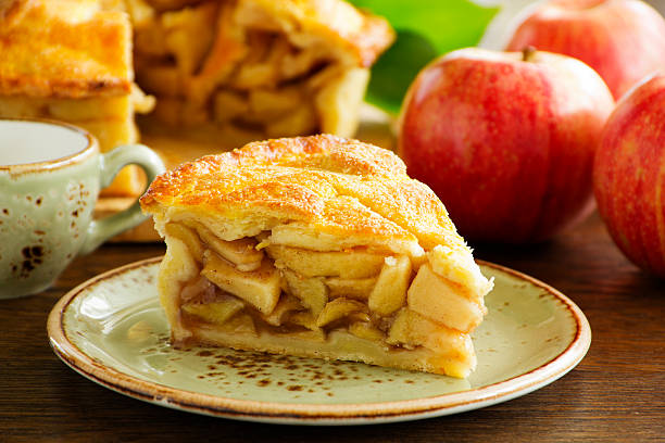 Classic American apple pie. Classic American apple pie.Classic American apple pie. apple pie photos stock pictures, royalty-free photos & images