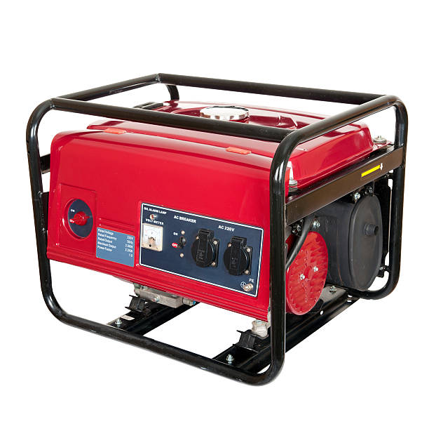 istock portable gasoline generator. isolated 467566483
