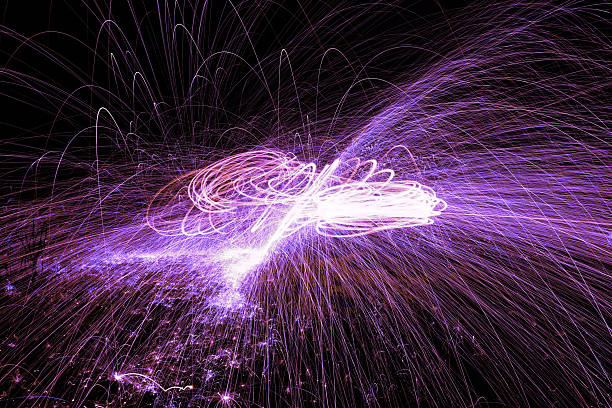 istock Showers of hot glowing sparks 467566723
