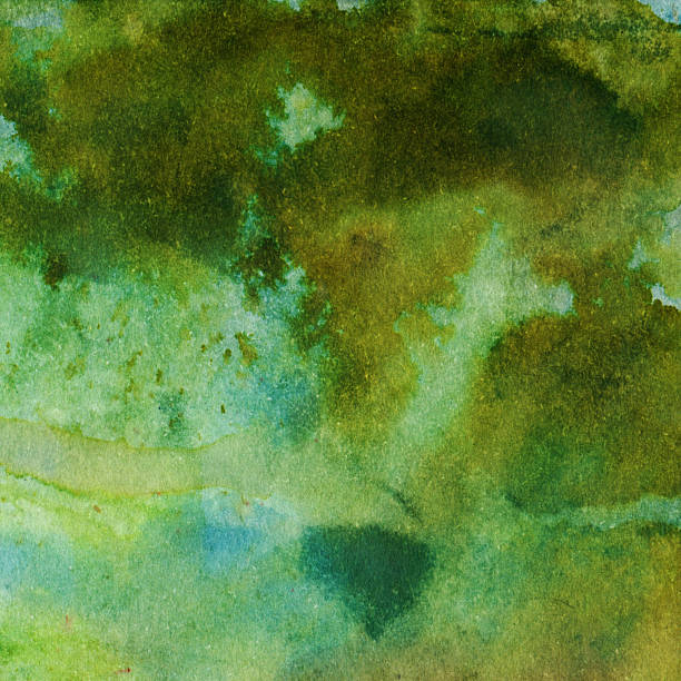 istock Colorful watercolor and ink background with texture 467568154