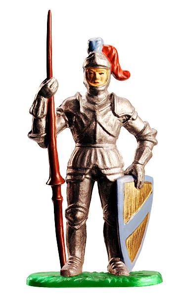 istock Plastic Figurine of a Knight 467568492