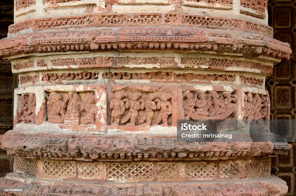 Madanmohan Temple- Bishnupur, West- Bengal,  India 2015 Stock Photo