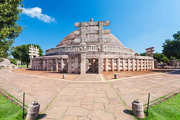 Sanchi Stupa is located at Sanchi Town, Madhya Pradesh state in India