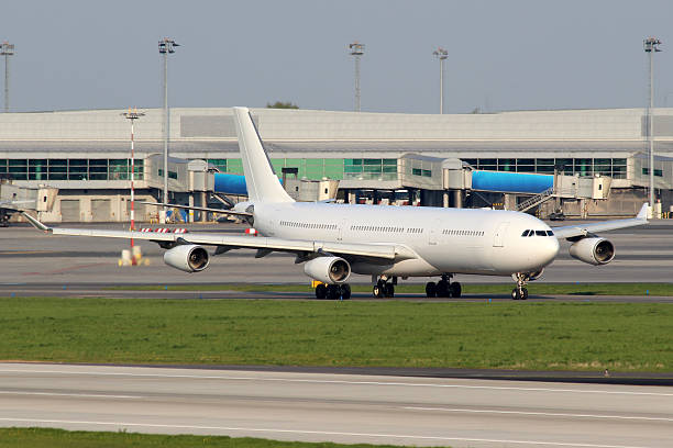 istock White aircraft on airport 467571056