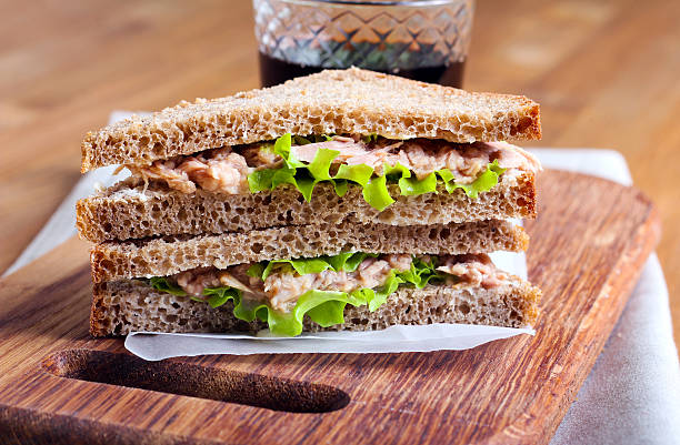 istock Tuna and brown bread sandwiches 467571210