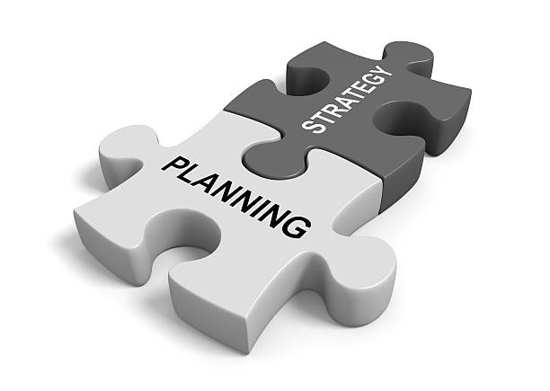 istock Combining planning with strategy for a successful business goal 467573628
