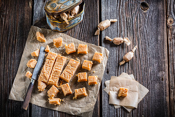istock Sweet fudges with sesame 467574352