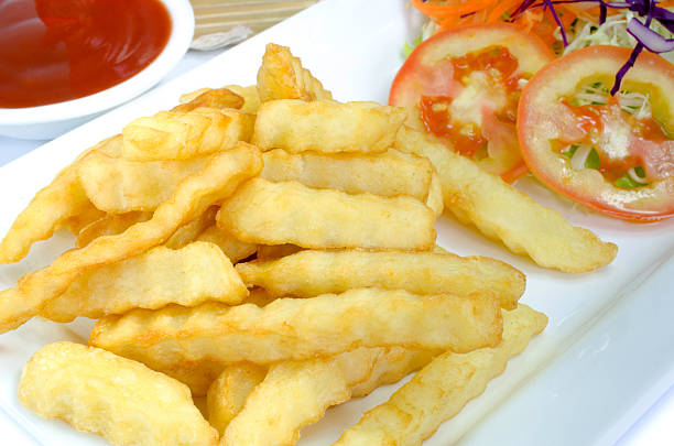 istock French Fries on plate and Ketchup 467575491