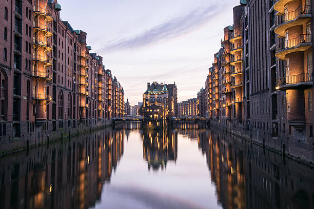 istock Hamburg speicherstadt in the evening 467577310