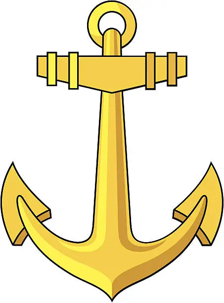 Vector illustration of Anchor