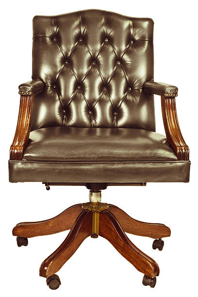 istock Retro styled image of a classic office chair 467580111