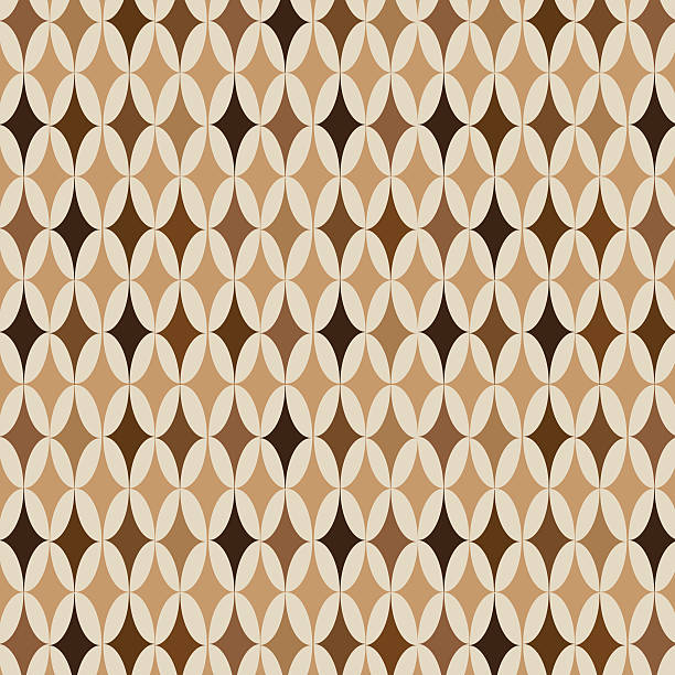 декоративный фон в стиле ретро. - seamless pattern backgrounds brown stock illustrations