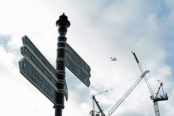 istock London signpost and sky 467581503