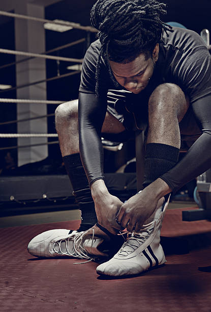 istock blak male boxer lacing shoes 467588094