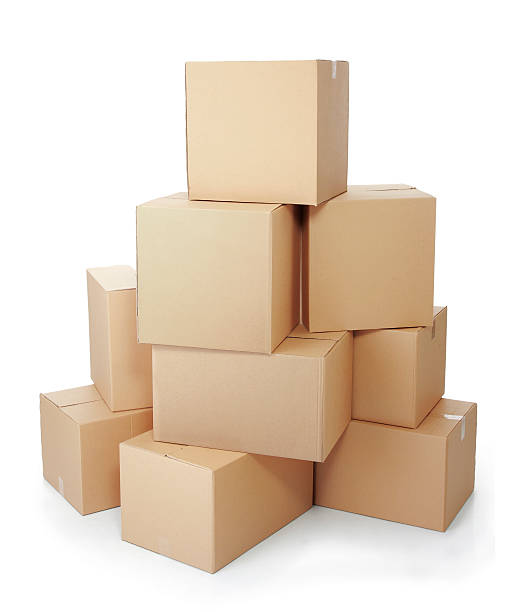 istock piles of cardboard boxes 467588803