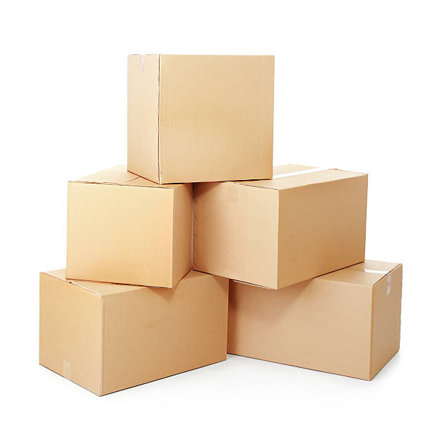 istock Pile of cardboard boxes stacked in increasing size 467588875