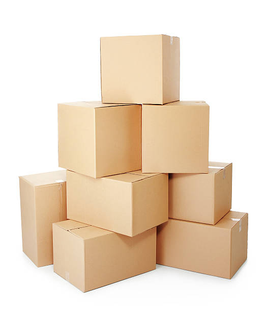istock piles of cardboard boxes 467588881