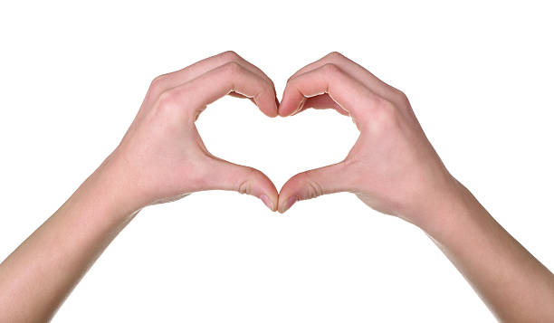istock Isolated heart collected from the hands of 467589406