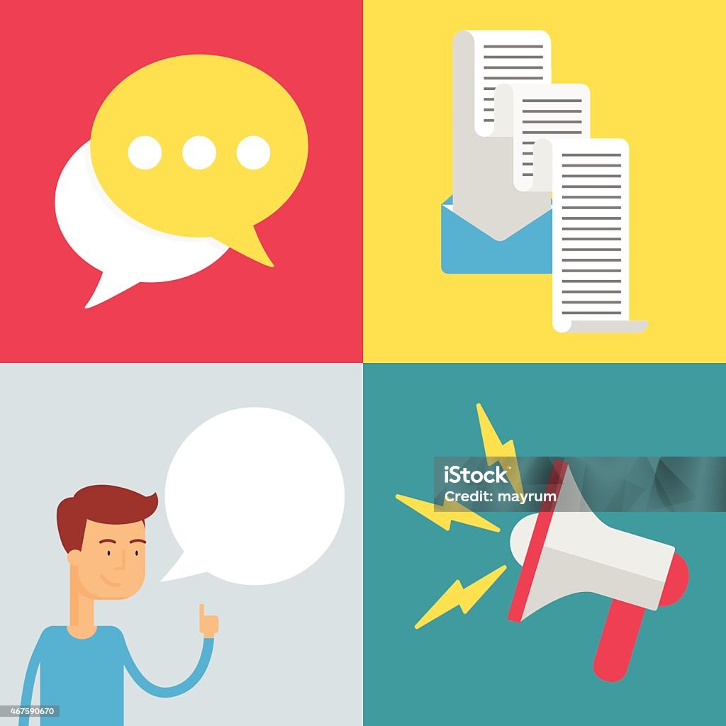 Communication Board Vector Communication Vector Illustrations Stock Illustration - Download Image ...