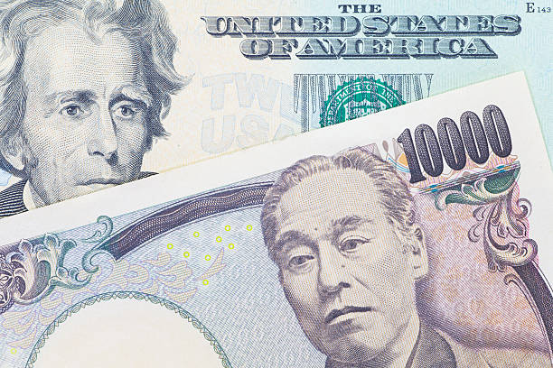 istock Japanese yen currency and dollar bank note 467591248