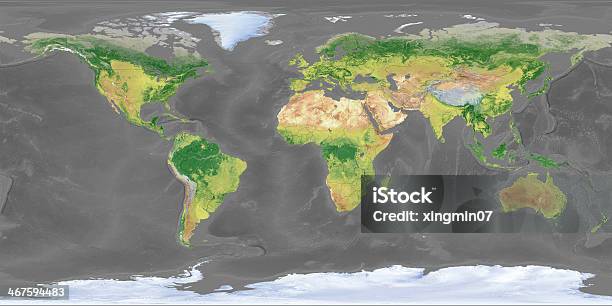 世界地図 Topographic 米国国境 - 世界地図のストックフォトや画像を多数ご用意 - 世界地図, サテライト写真, 地球儀