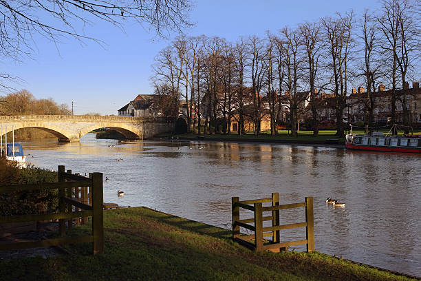 evesham - vale of evesham town worcestershire midlands fotografías e imágenes de stock