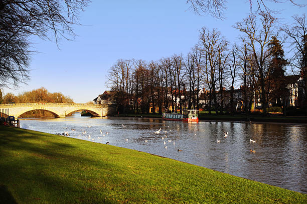 evesham - vale of evesham town worcestershire midlands stock-fotos und bilder