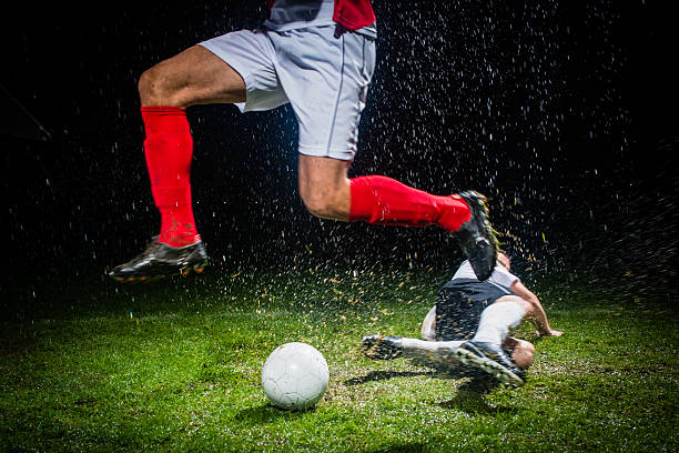 istock Soccer Player Defending A Ball 467604086
