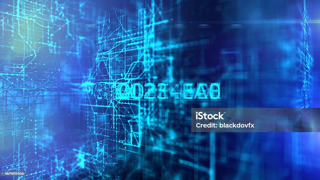 Digital Data Code Example Data Code Digital Technology Stock Photo - Download Image Now - 2015 ...
