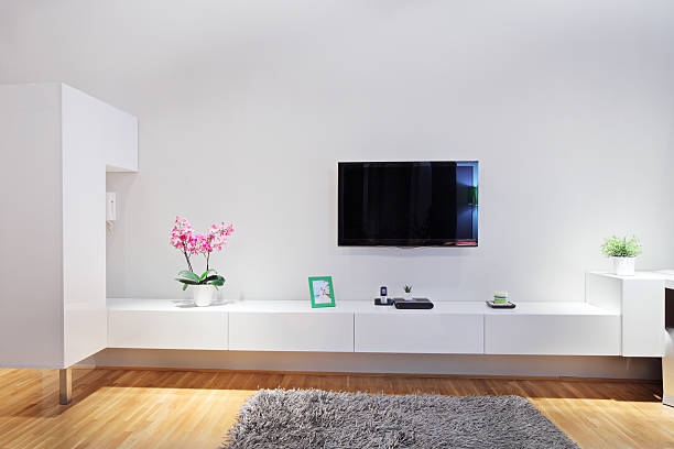 istock Modern minimal living room 467608823
