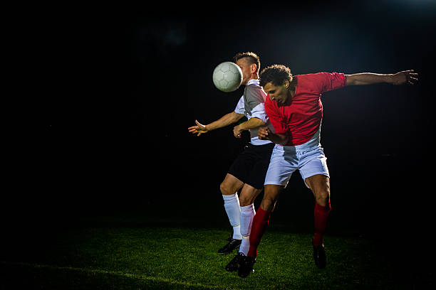 istock Soccer Player Heading The Ball 467611106