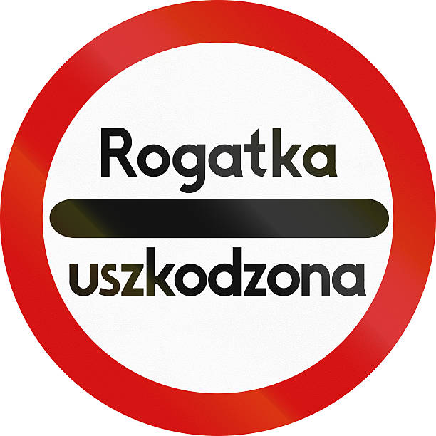 istock Stop - Road Damage in Poland 467611212